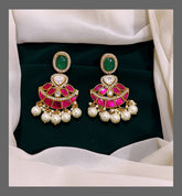 Designer Kundan Chandbali - KE00201